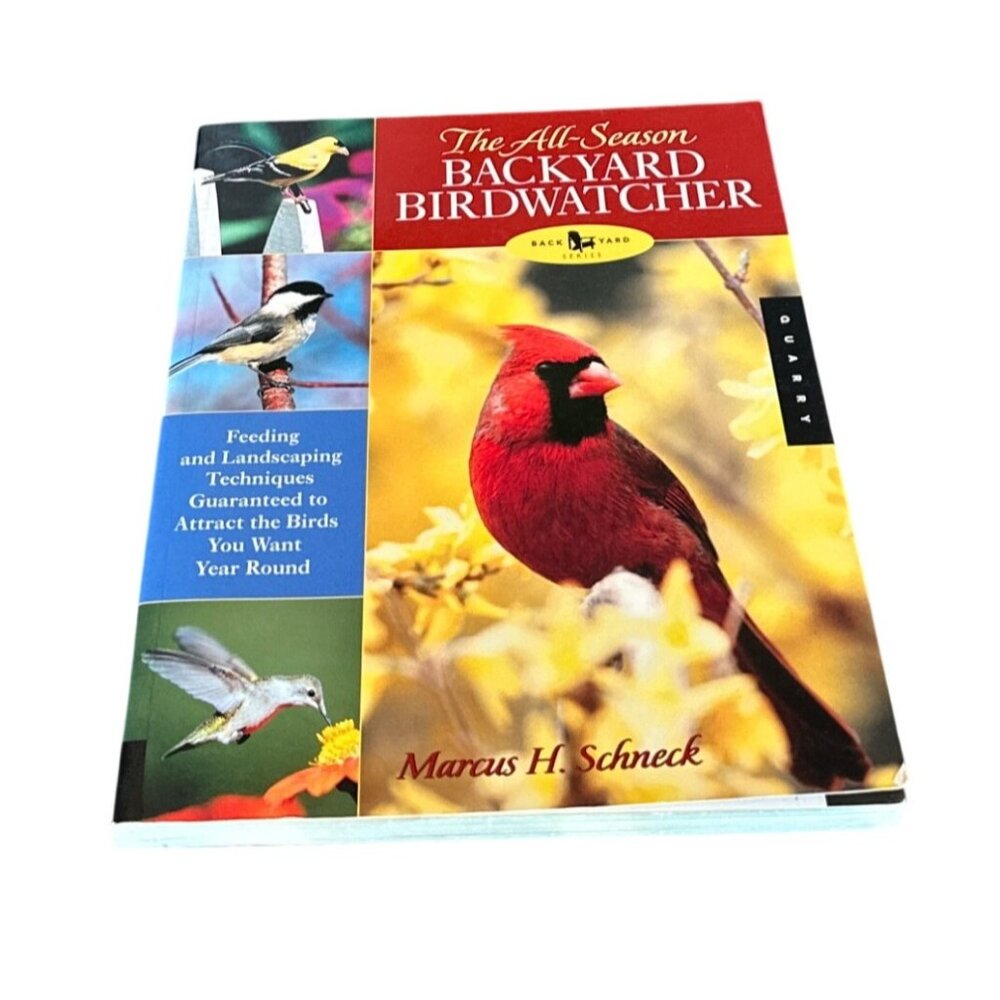 VTG All-Season Backyard Birdwatcher‎ By Marcus H Schneck Decor Gift Coffee Table